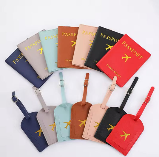 Matching Passport Cover & Luggage Tag